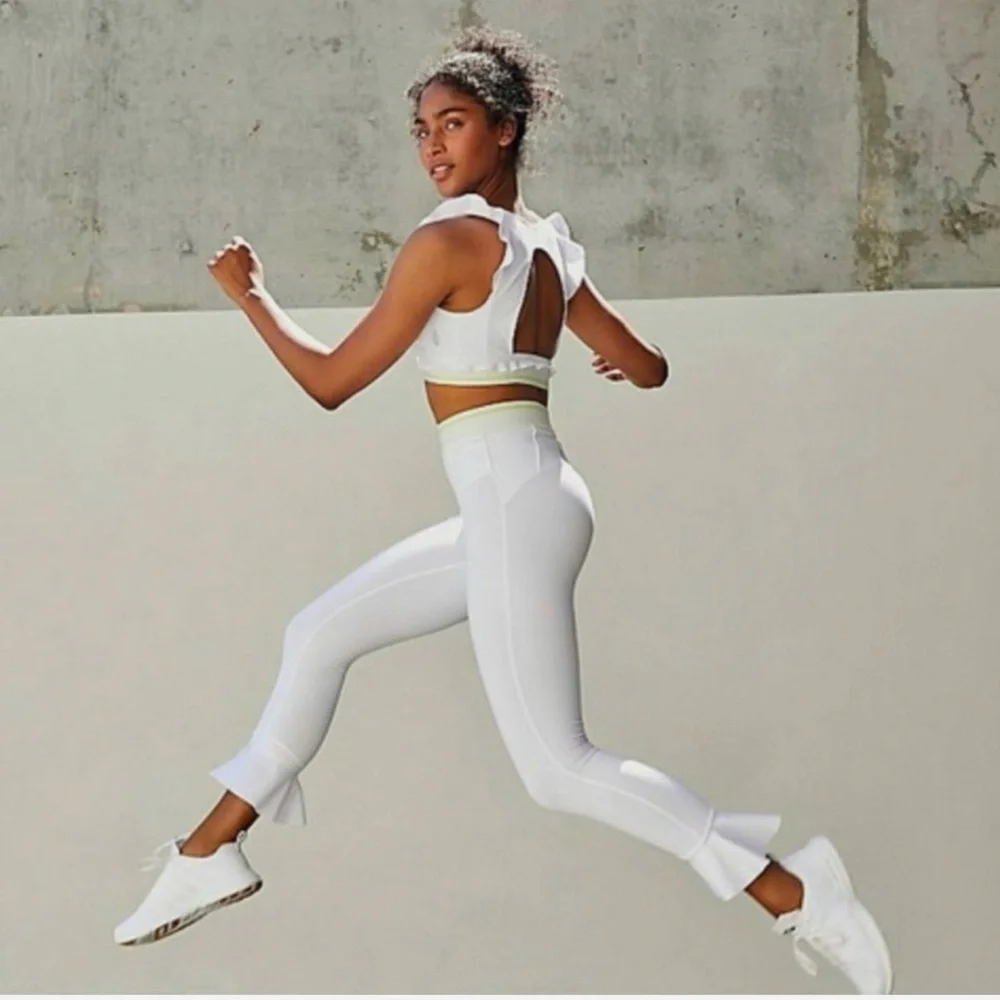 FP Movement by Free People Flutter Ruffled Sanctuary Leggings - Picture 2 of 8